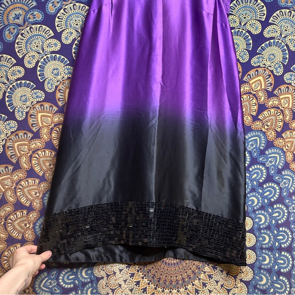 Kenzie cocktail dress colour blocking shiny & sequins - Picture 5 of 9